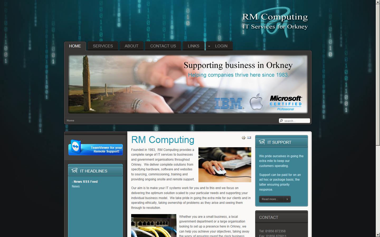 RM Computing Website