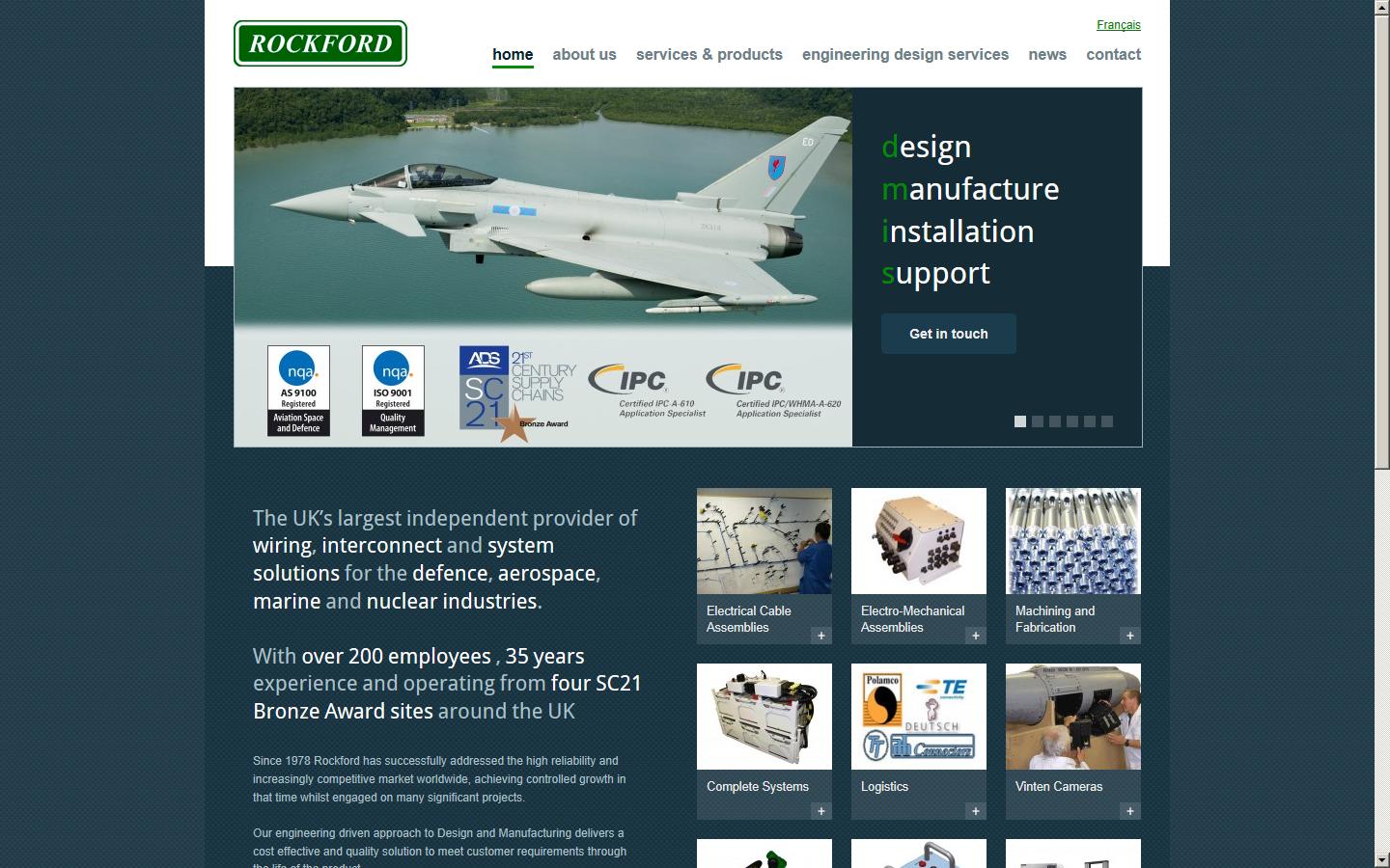 Rockford Components Website