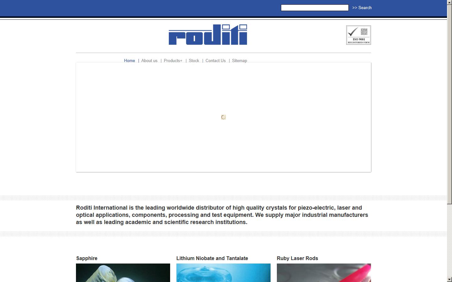 Roditi International Corporation Ltd  Website