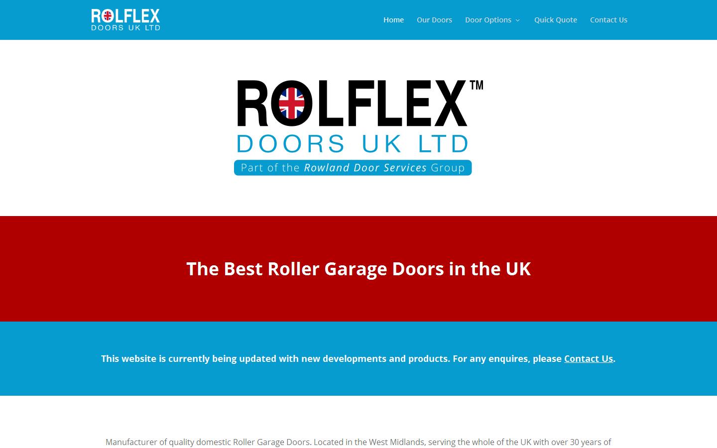 Rolflex Doors UK Ltd  Website