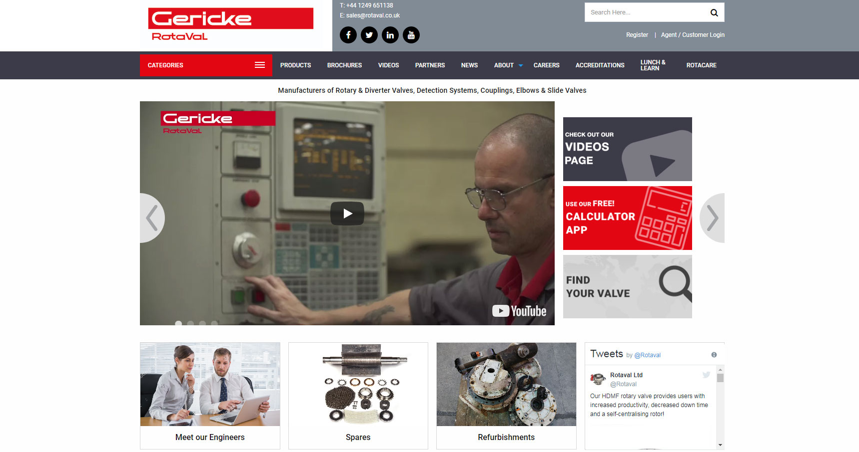 Rota Val Ltd Website