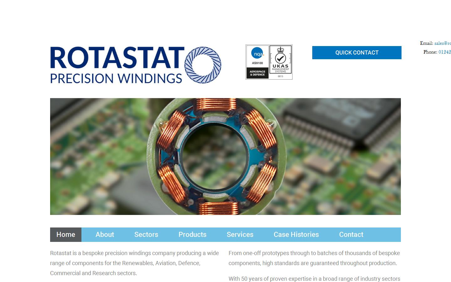 Rotastat Website