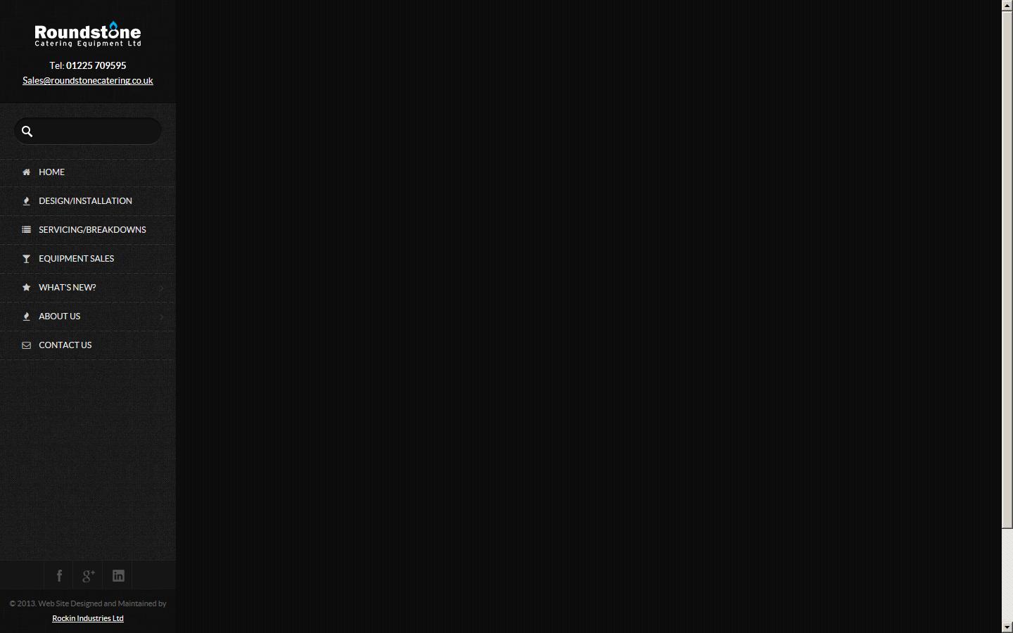 Roundstone Catering Equipment Ltd Website