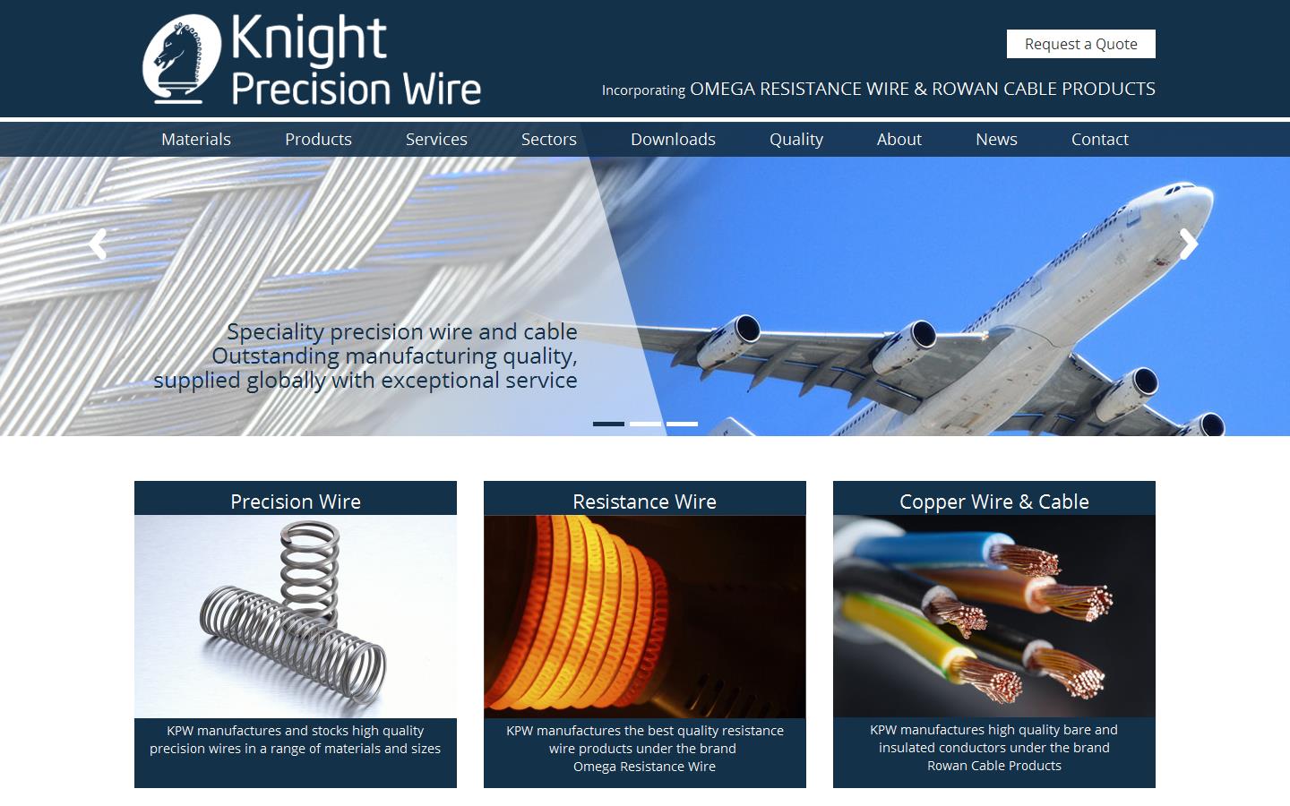 Rowan Cable Products Ltd Website