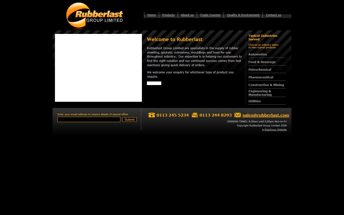 Rubberlast Group Limited  Website
