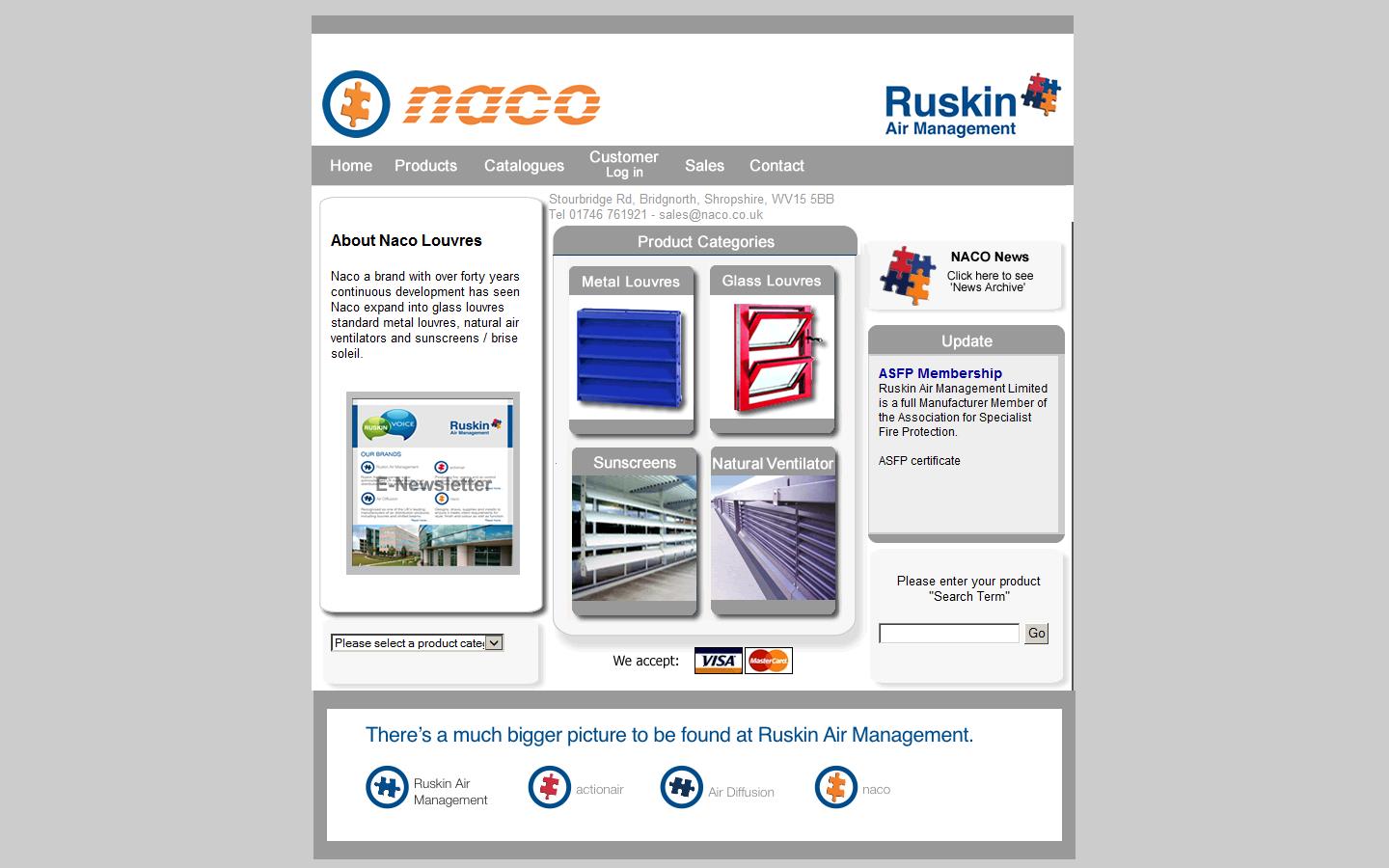 Ruskin Air Management Ltd Website