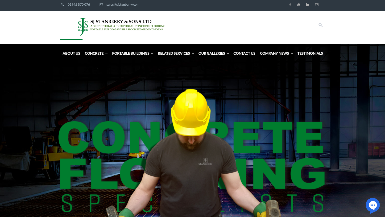 S J Stanberry & Sons Ltd Website