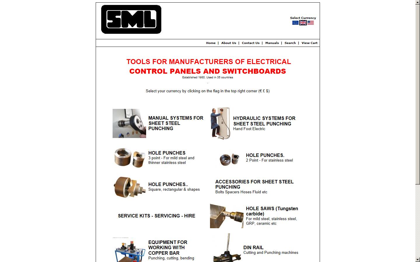 S M L (Distribution) Ltd Website