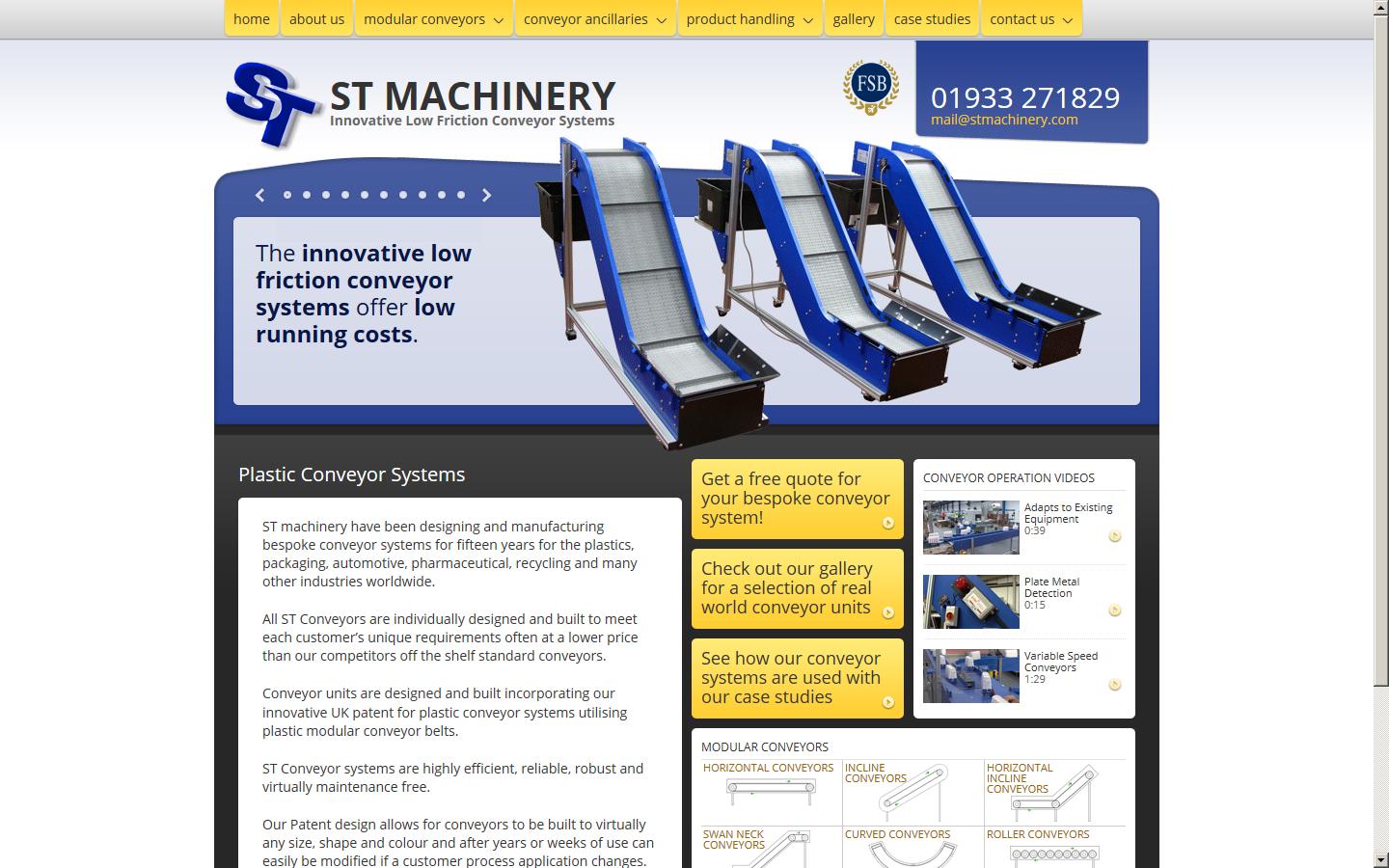 ST Machinery Sales Ltd Website