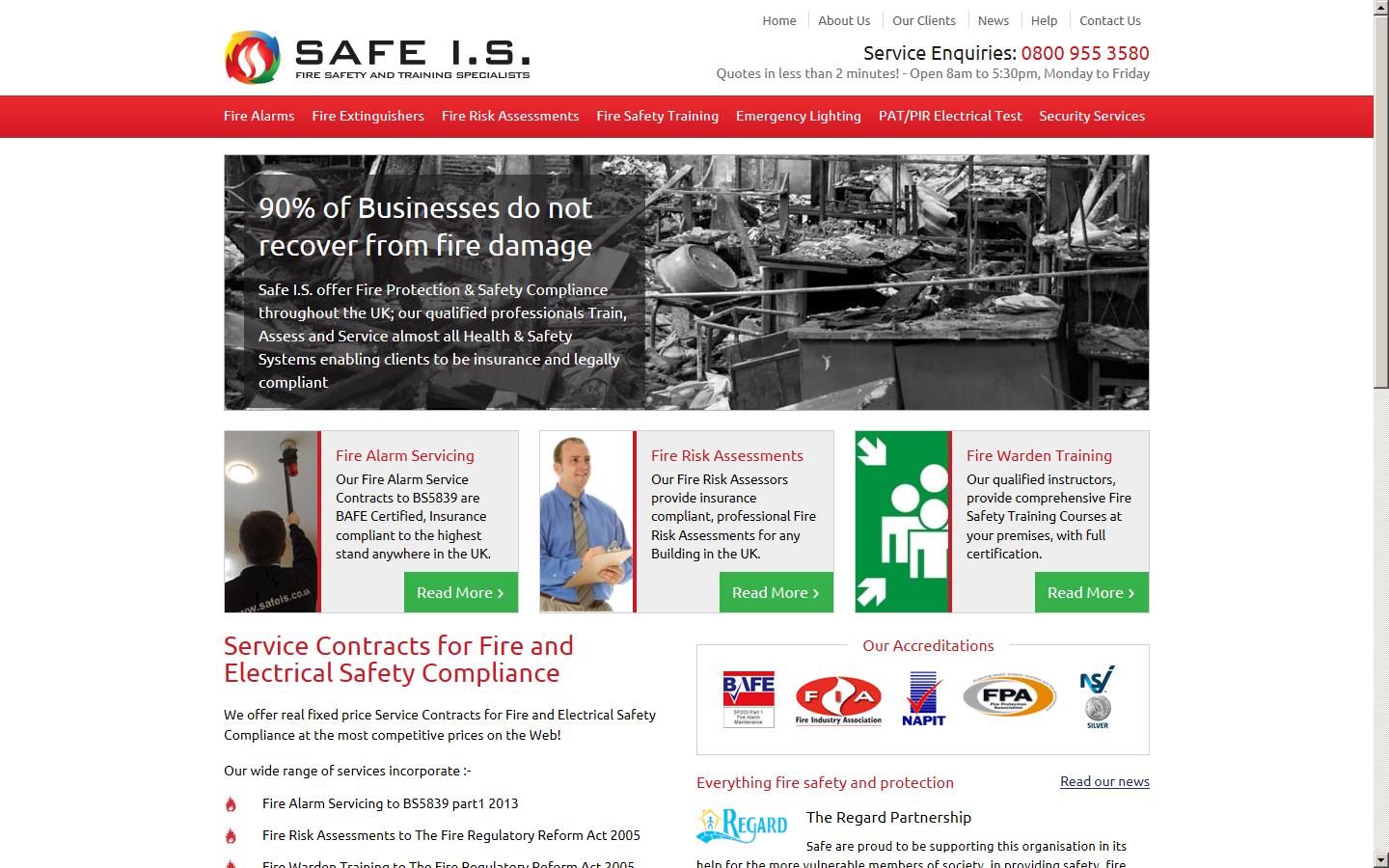 Safe I. S. Ltd Website