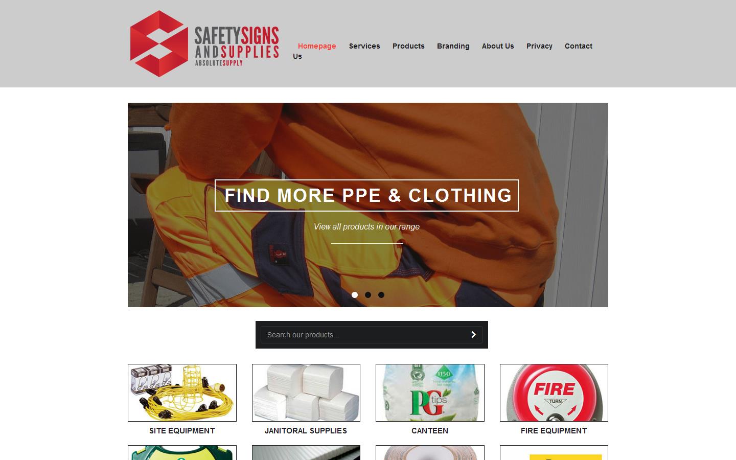 Safety Signs & Supplies  Website