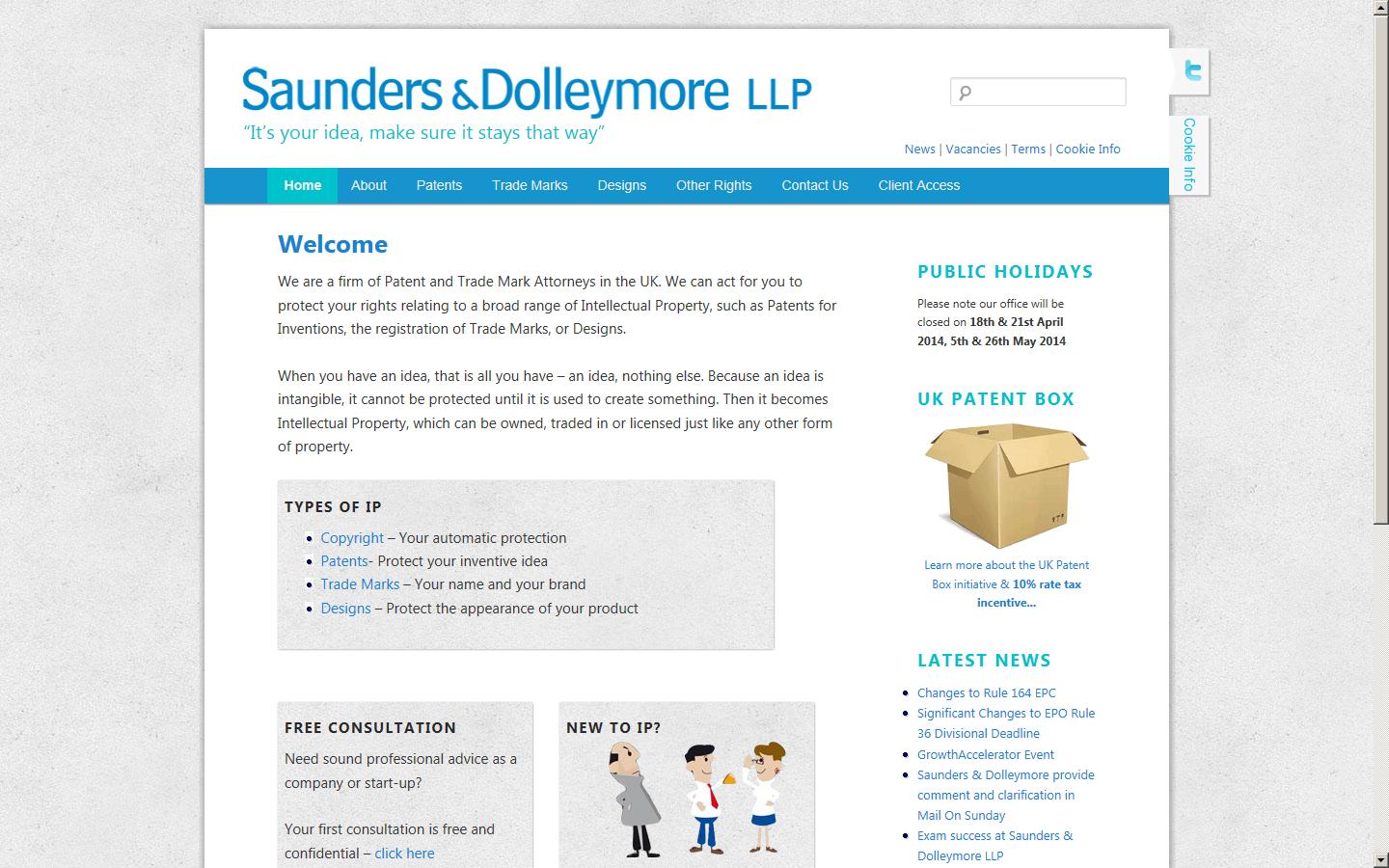Saunders & Dolleymore Website