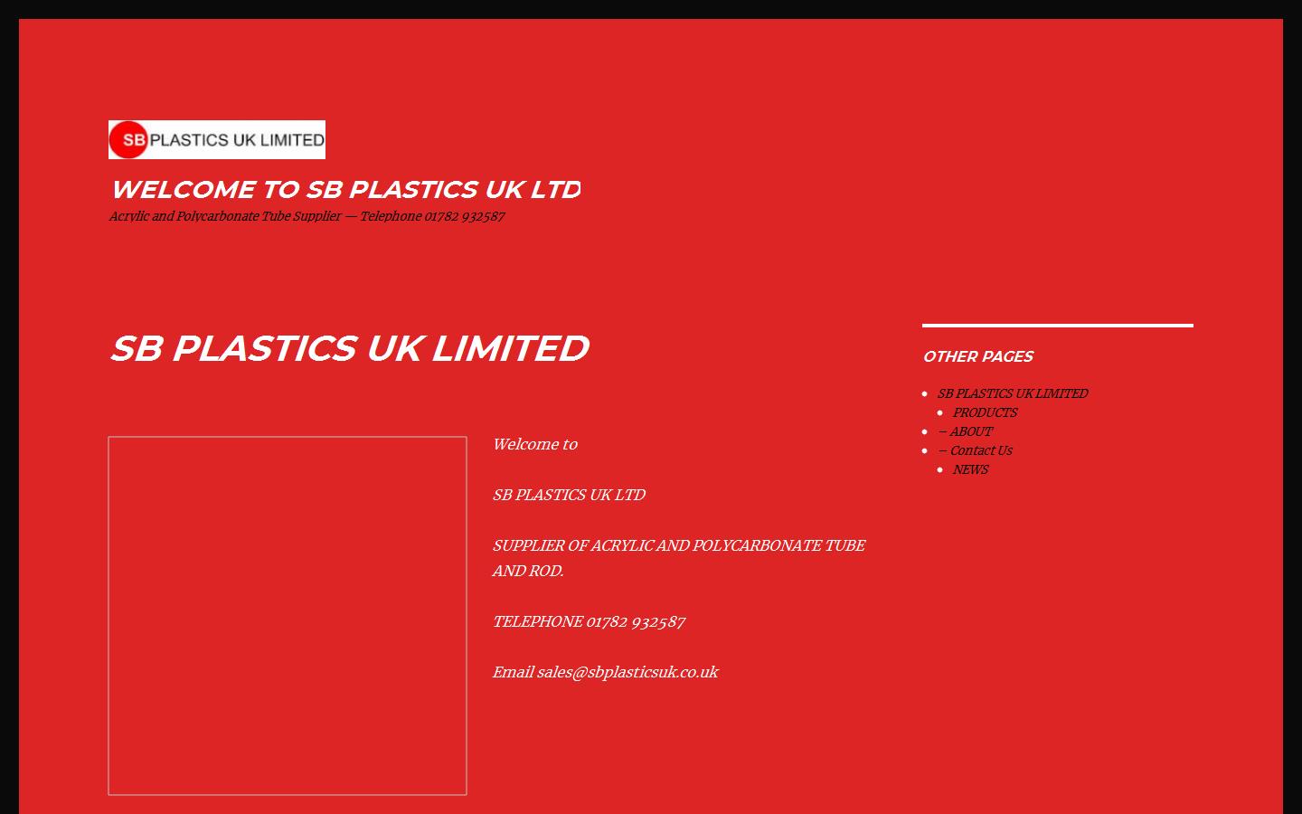SB Plastics UK Ltd Website