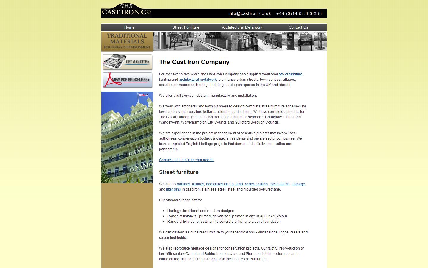 Cast Iron Company Website