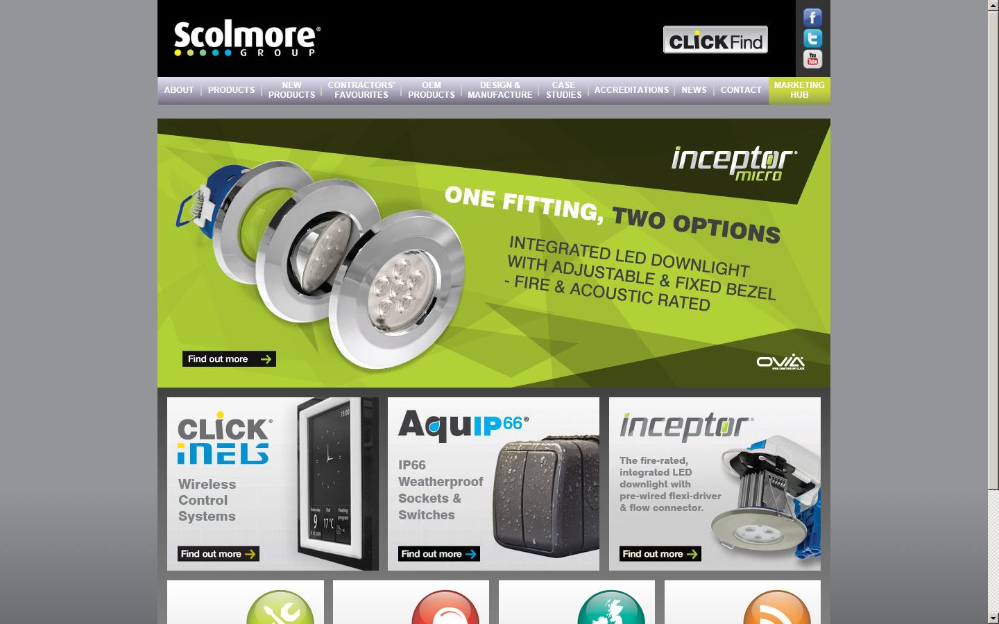 Scolmore International Limited Website