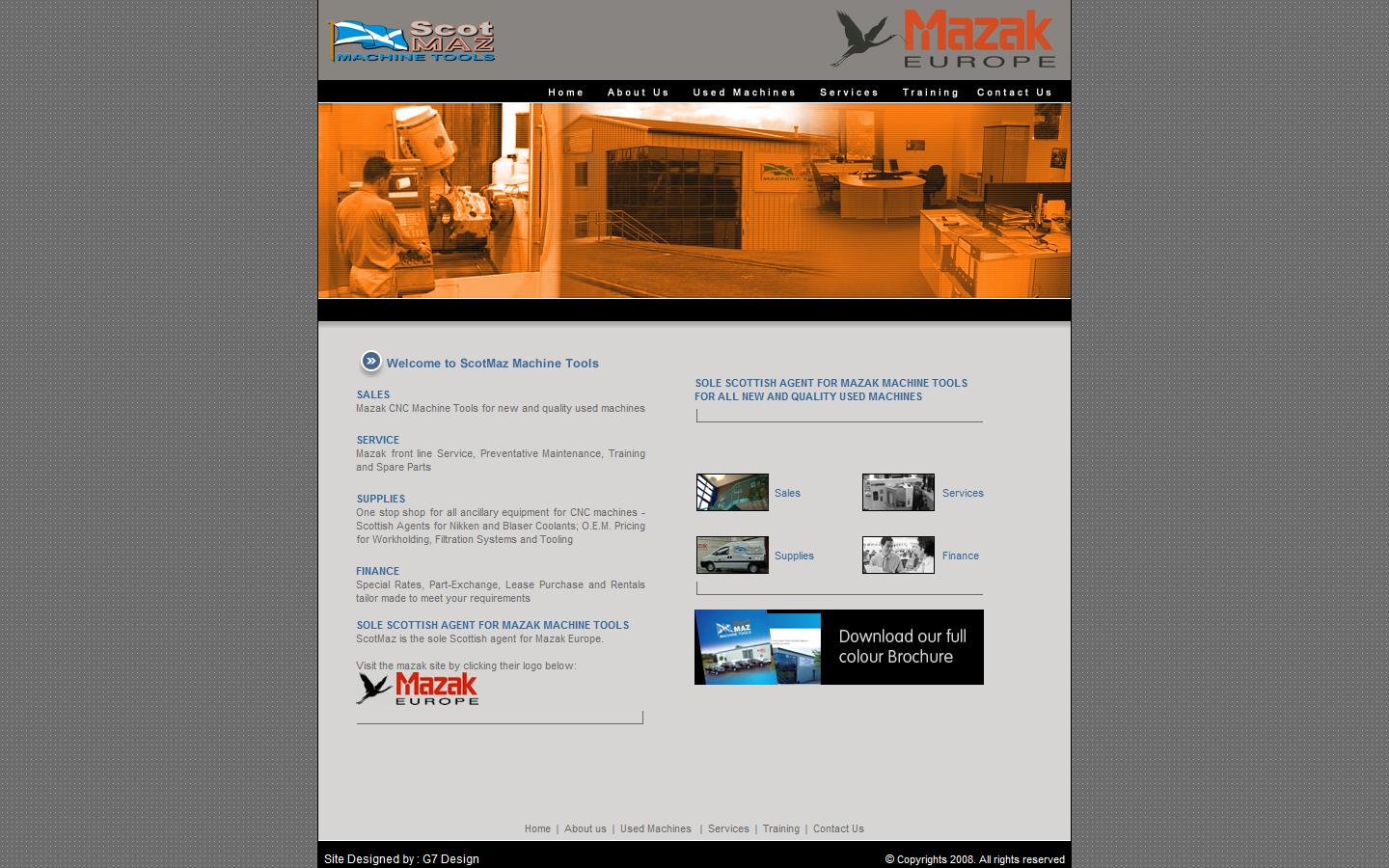ScotMaz Machine Tools Website