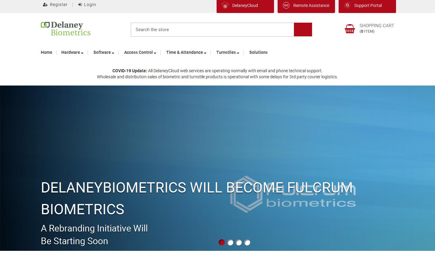 Fulcrum Biometrics Website