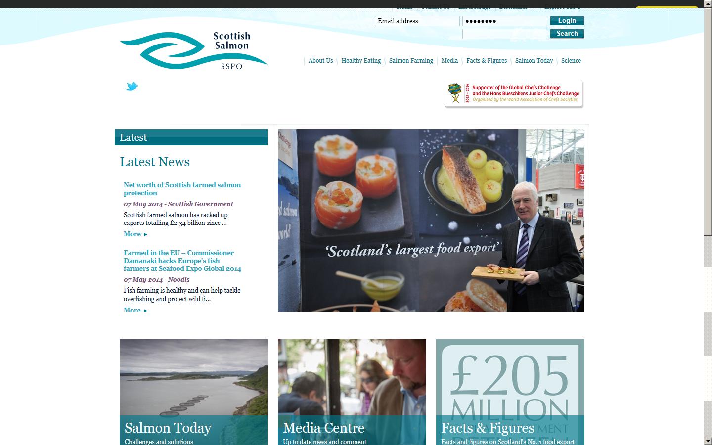 Scottish Salmon Producers Organisation Website
