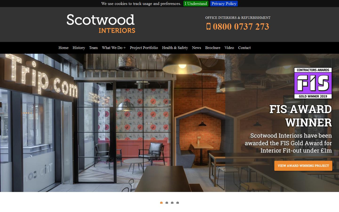 Scotwood Interiors Ltd Website