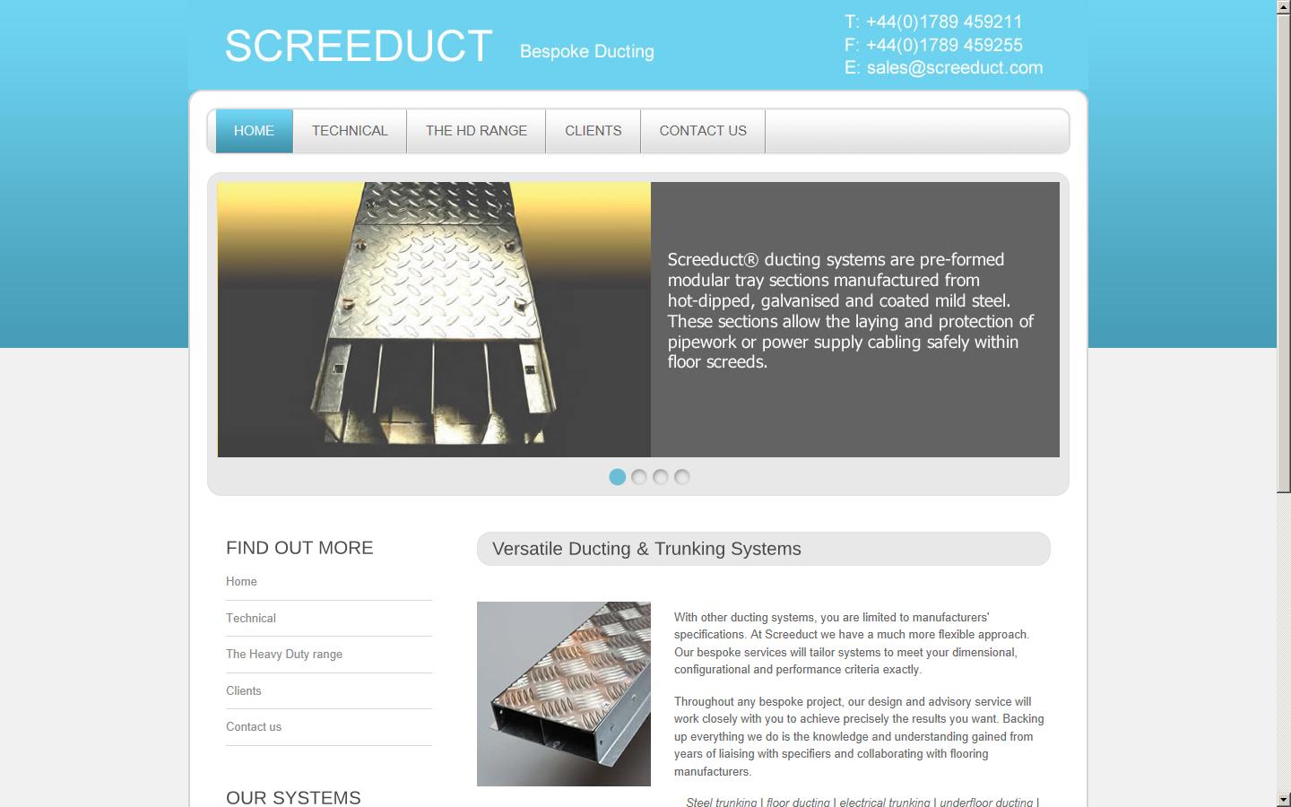 Screeduct Ltd Website