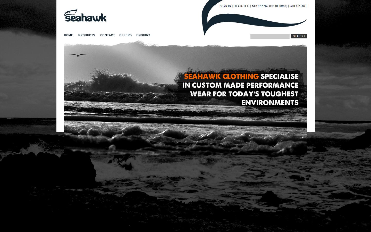 Seahawk Apparel Website