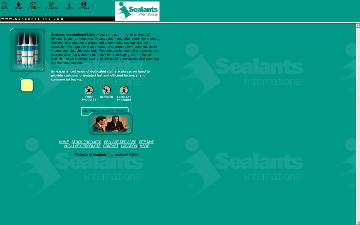 Sealants International Ltd Website