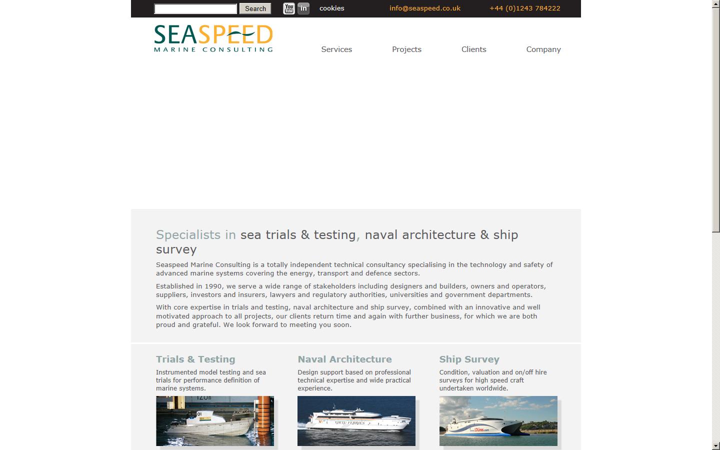 Seaspeed Marine Consulting Ltd Website