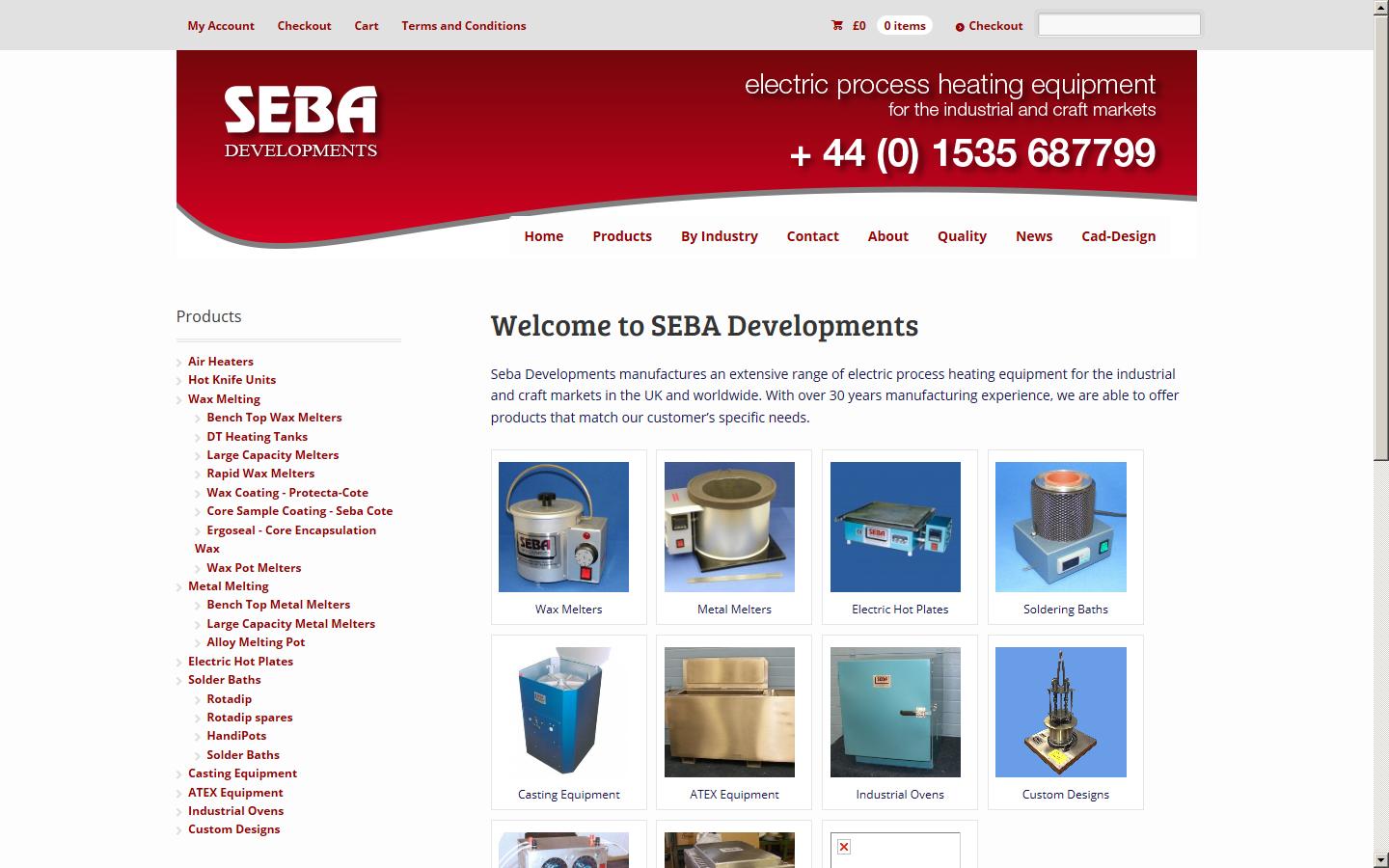 SEBA Developments Website