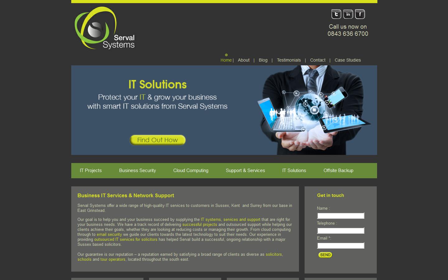 Serval Systems Website