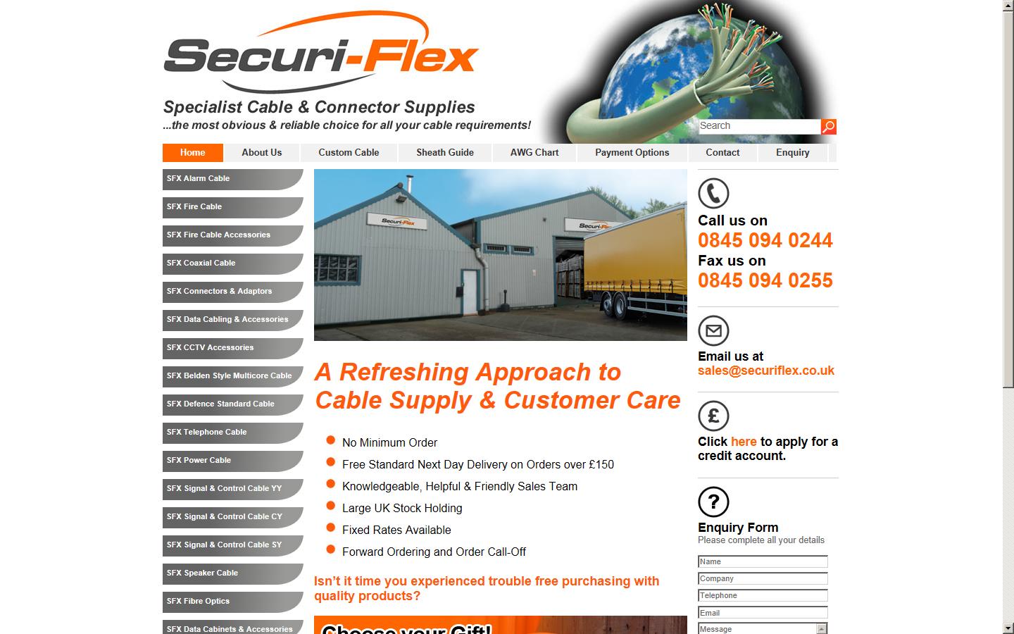 Securi-flex Limited Website
