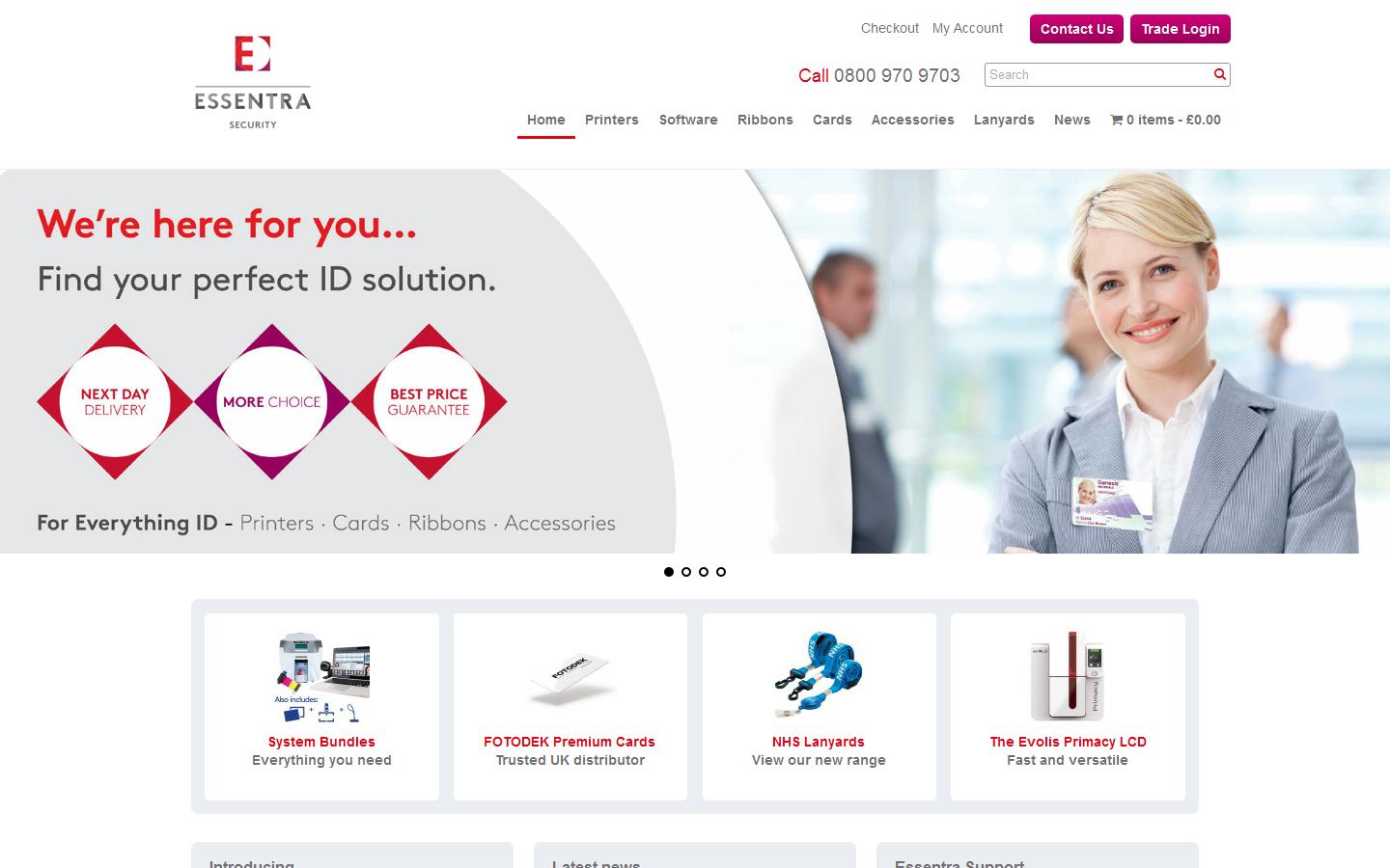 Essentra Security Website