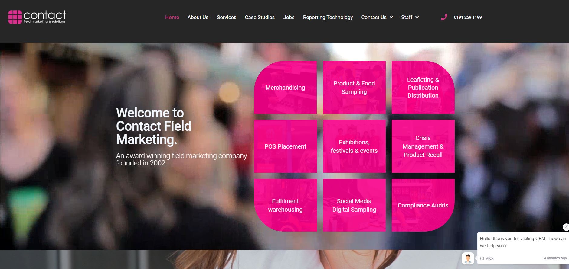 Contact Field Marketing & Promotions Website