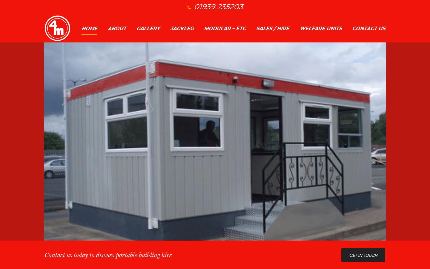 4m Portable Buildings Ltd Website