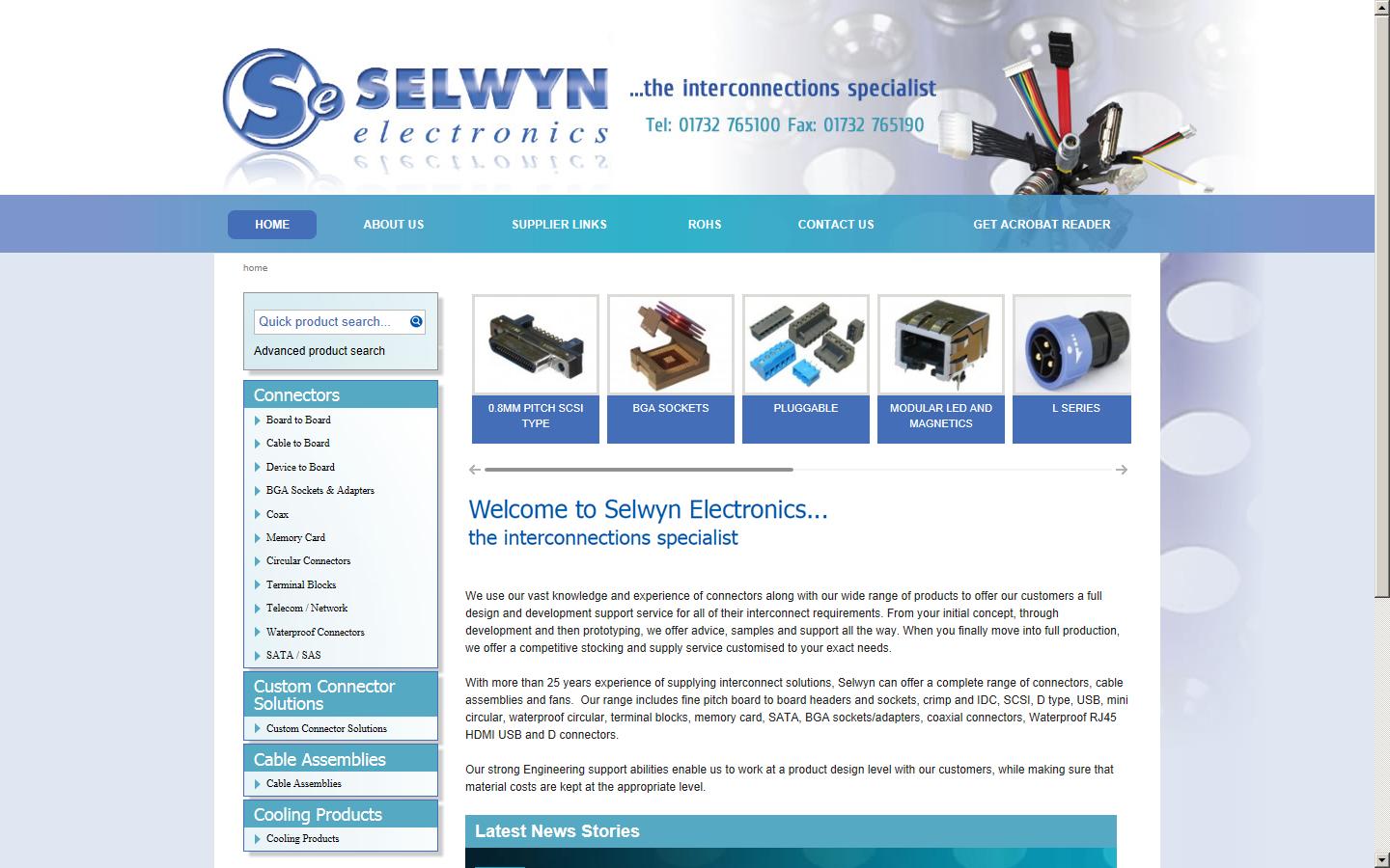 Selwyn Electronics Ltd Website