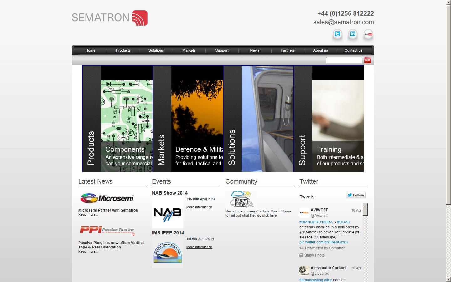 Sematron UK Ltd Website