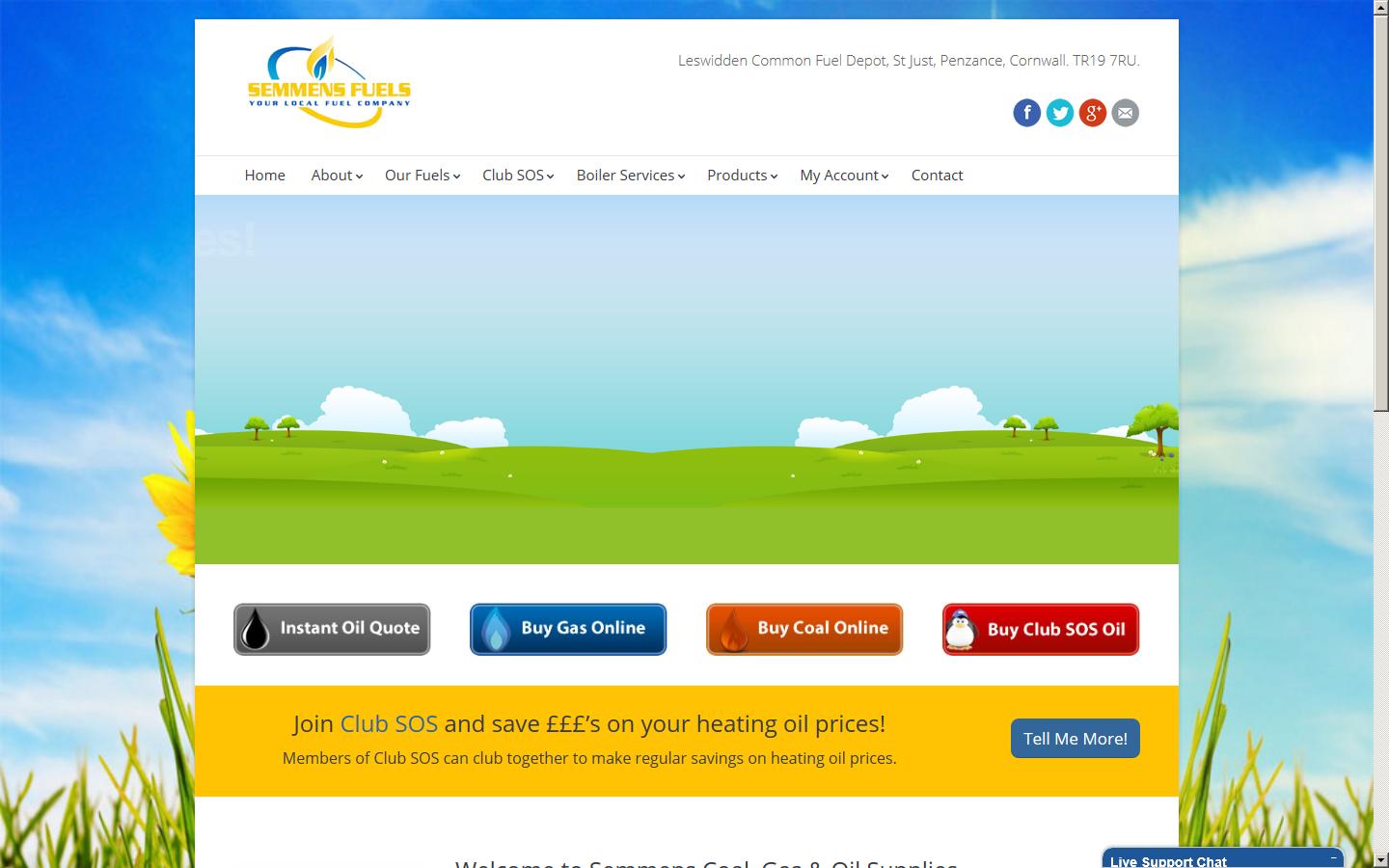 Semmens Coal, Gas & OIL Supplies      Website