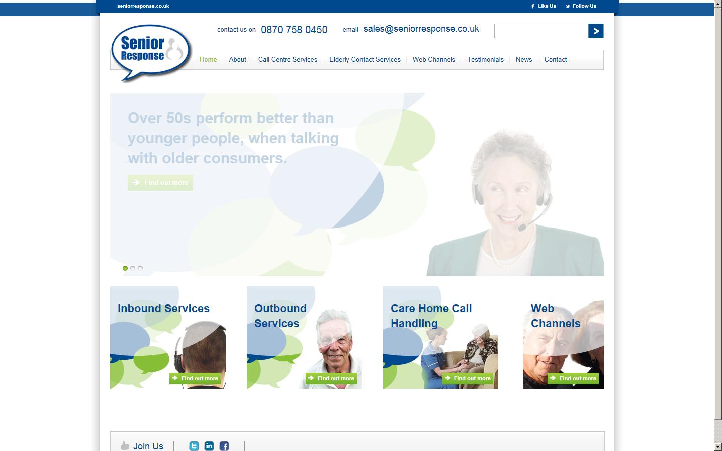 Senior Response Website