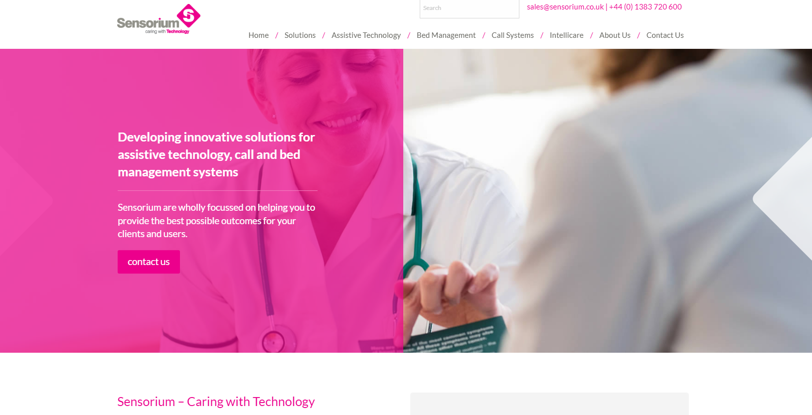 Sensorium Limited Website