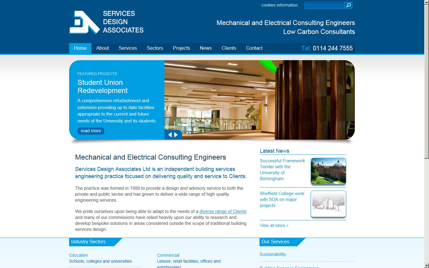 Services Design Associates Ltd Website