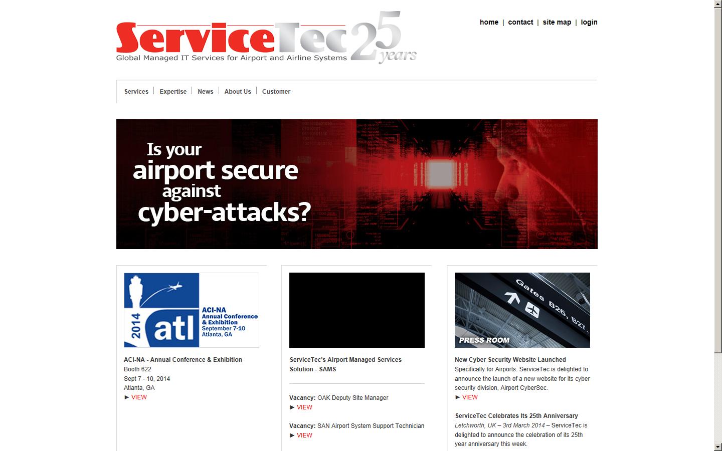 ServiceTec Global Services Ltd Website