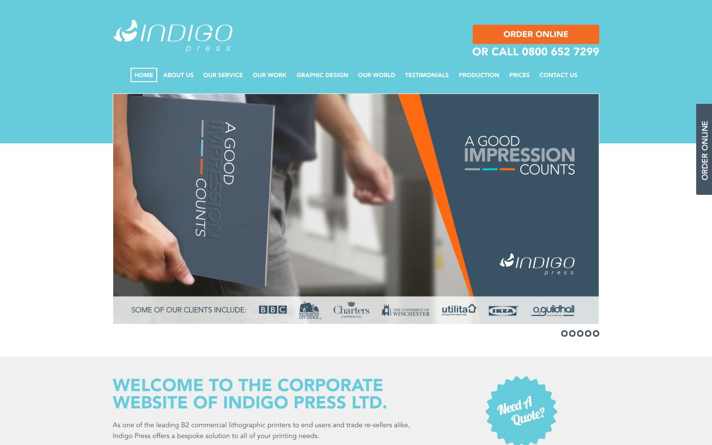 Indigo Press Website