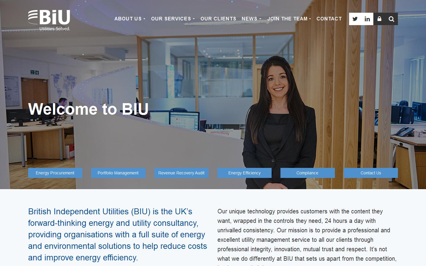 British Independent Utilities Website