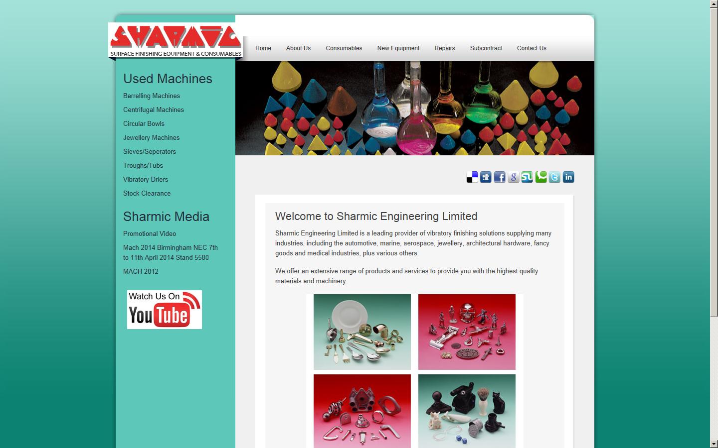 Sharmic Engineering Ltd Website