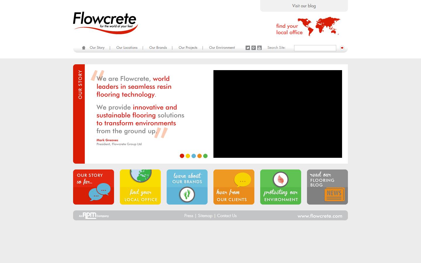 Isocrete Commercial Flooring Website