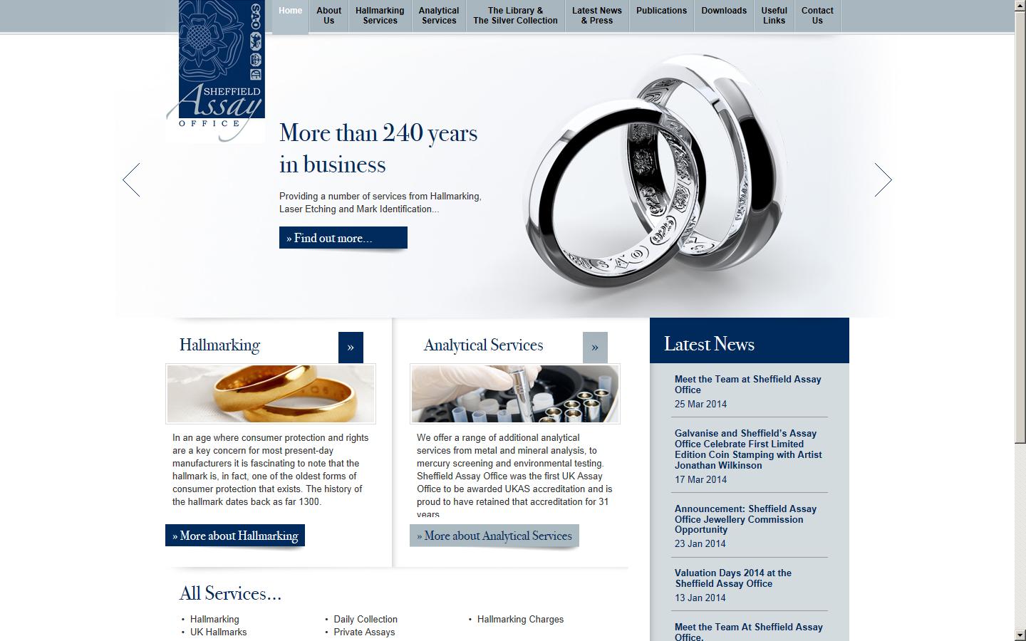 Sheffield Assay Office  Website