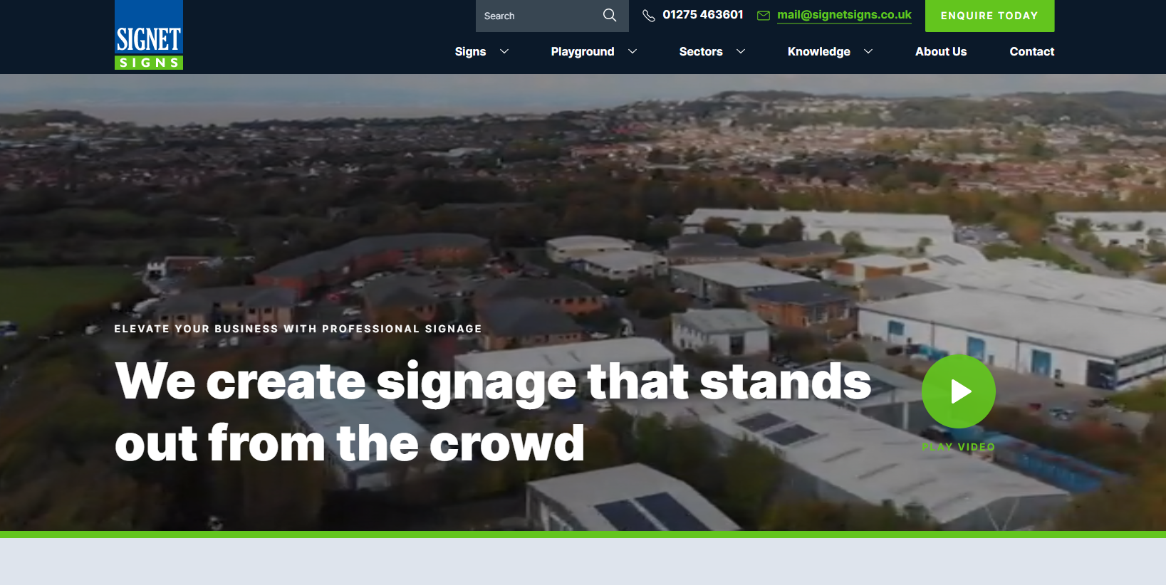 Signet Signs Ltd Website