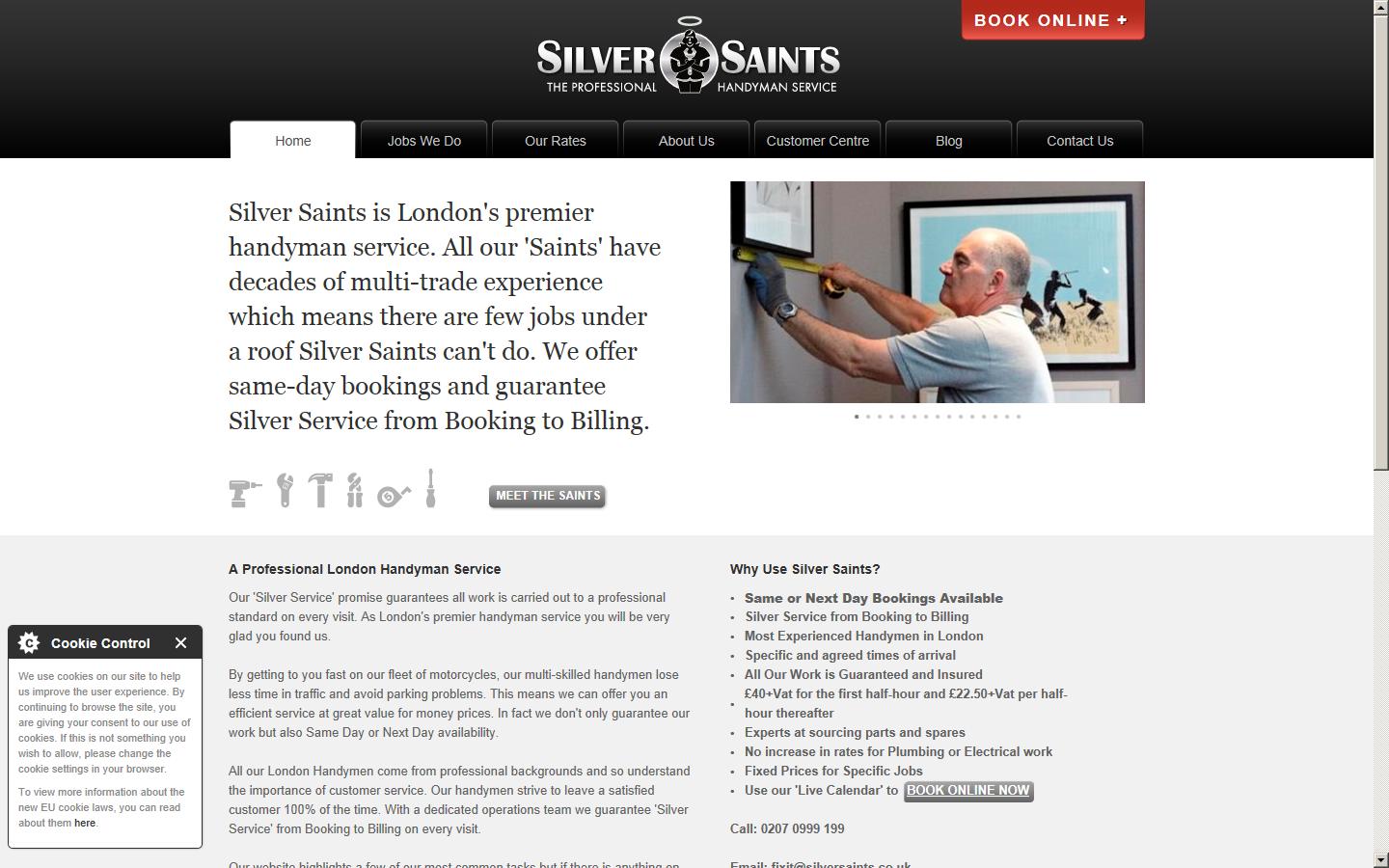 Silver Saints Ltd  Website