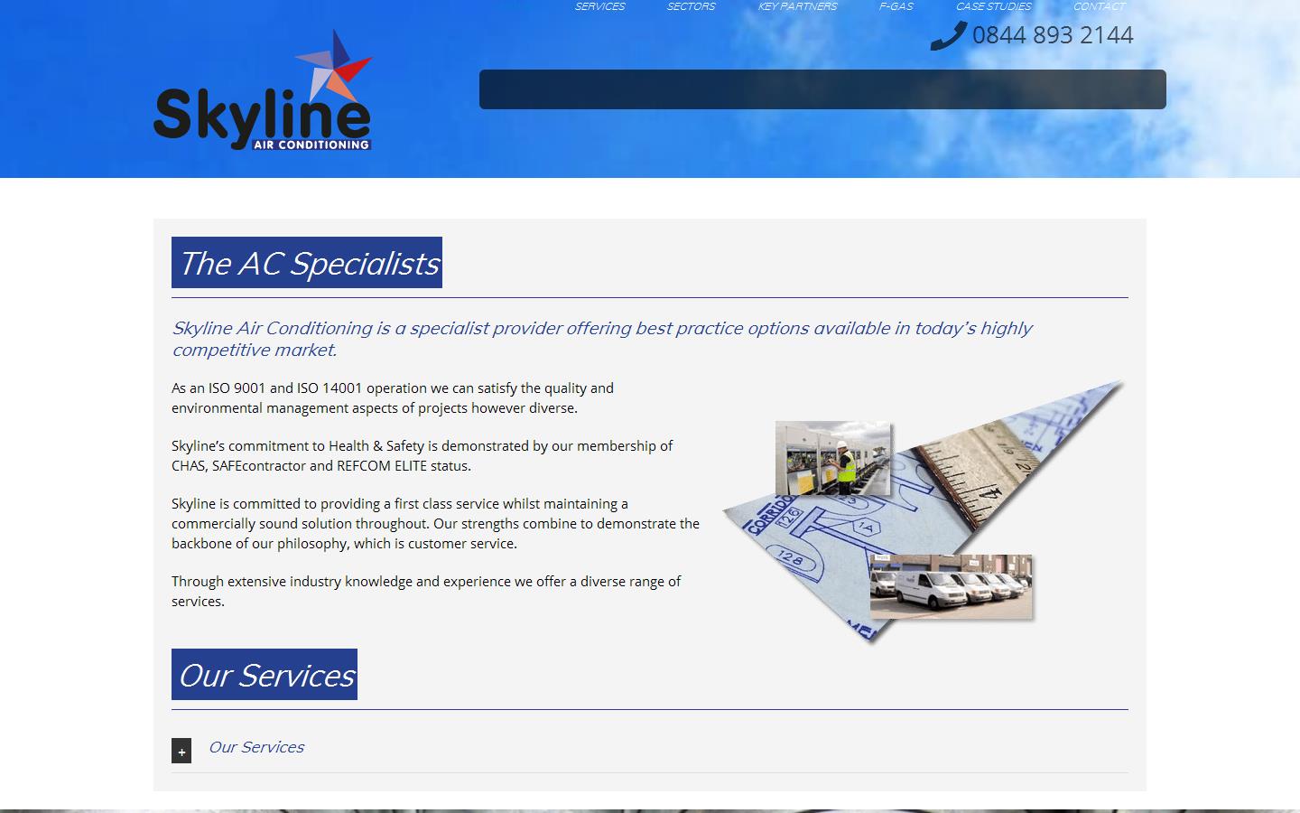 Skyline Air Conditioning Website