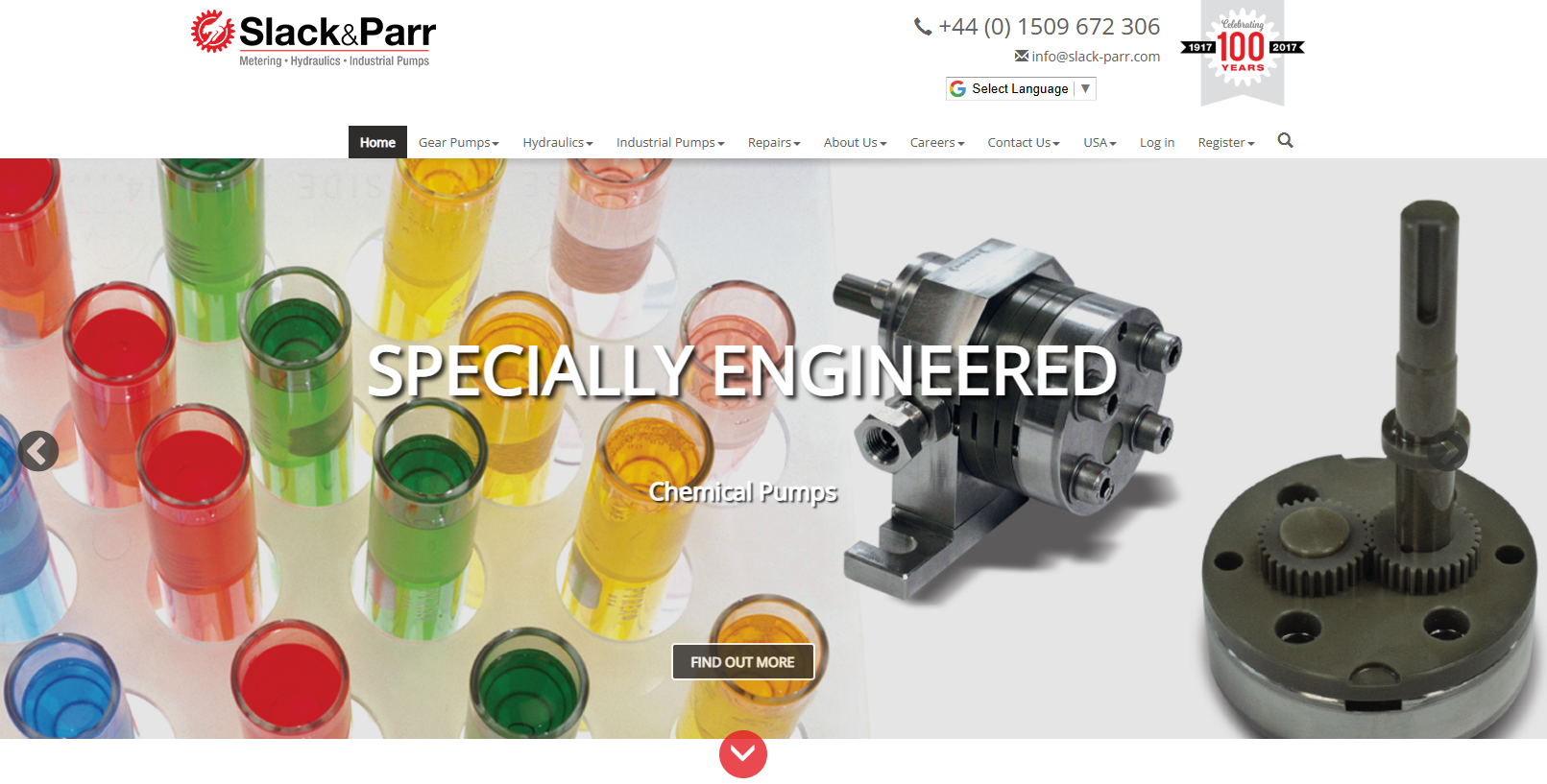 Slack & Parr Ltd Website