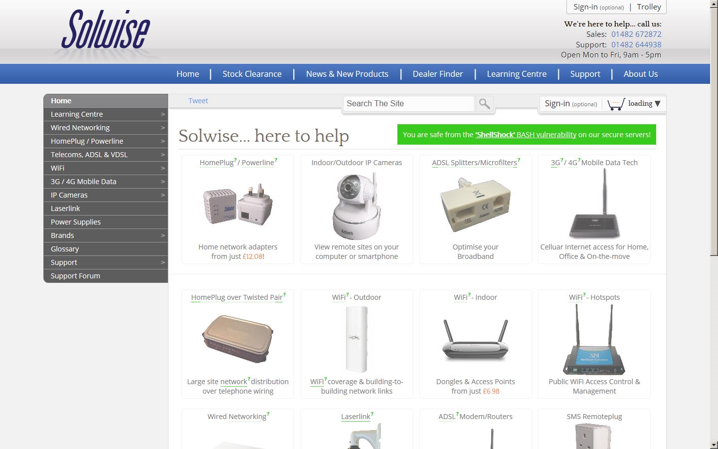 Solwise Ltd Website